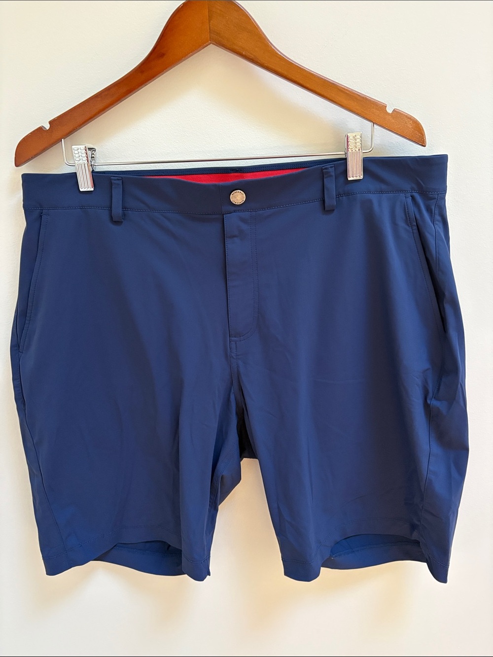 Men's Navy Redvanly Hanover Lightweight Pull on Performance Shorts